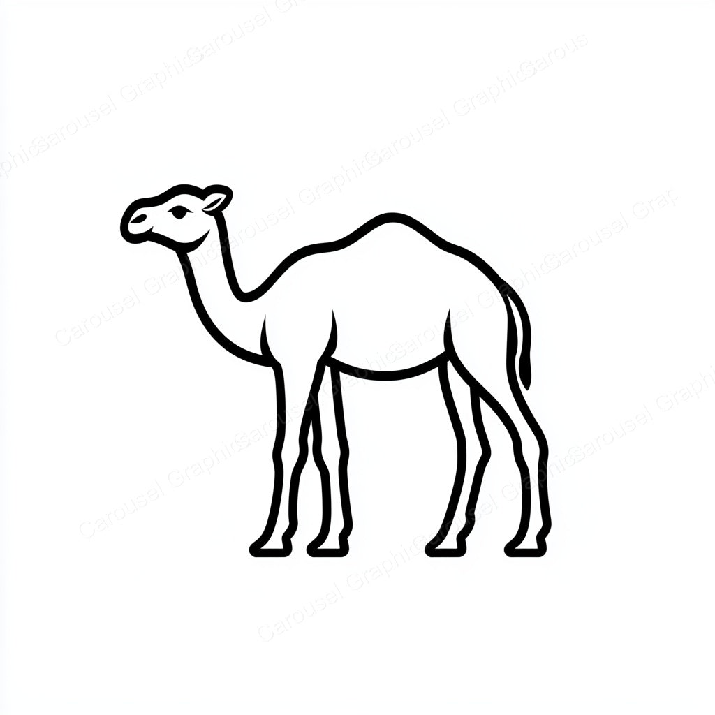 Camel Vector Graphic preview