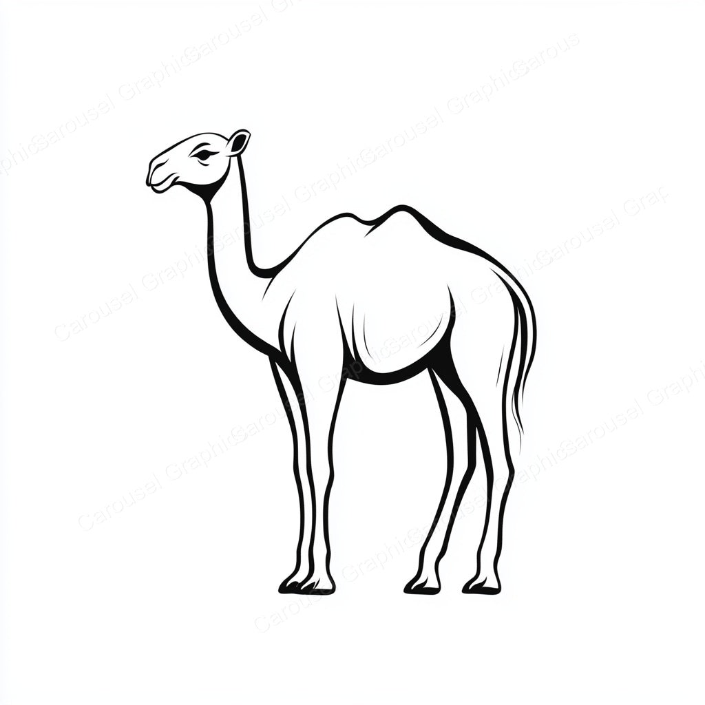 Camel Vector Graphic preview