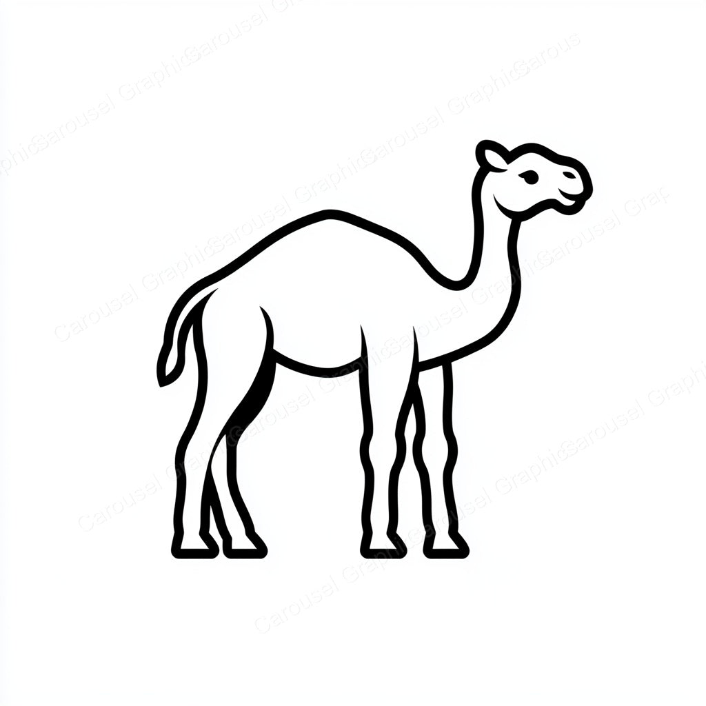 Camel Vector Graphic preview