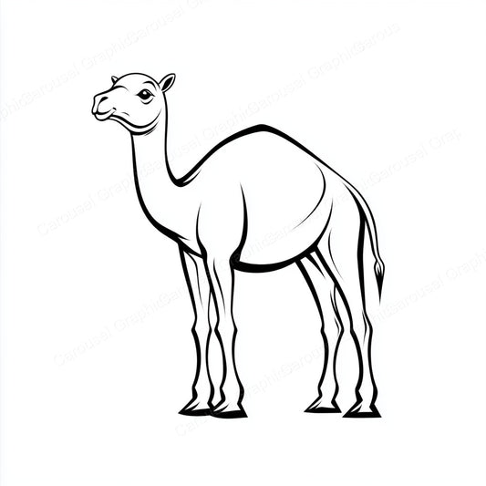 Camel Vector Graphic preview