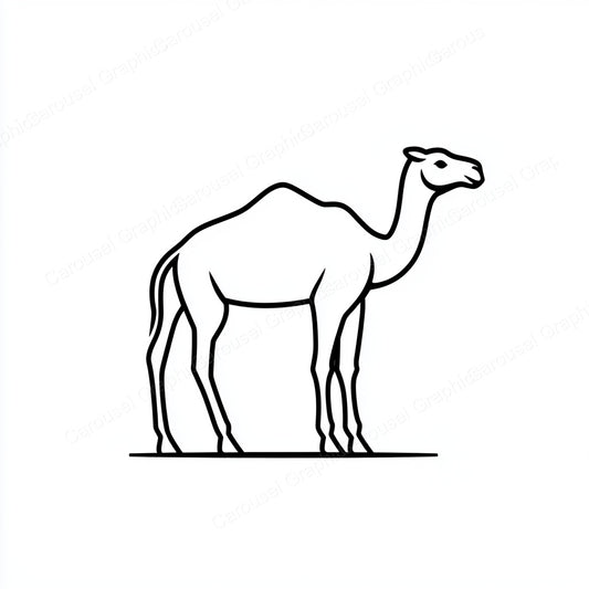 Camel Vector Graphic preview