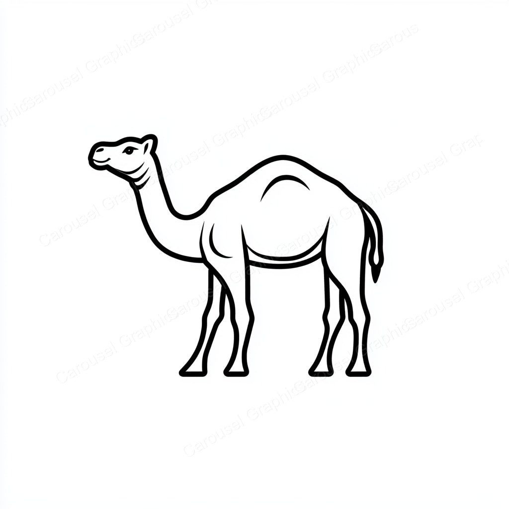 Camel Vector Graphic preview