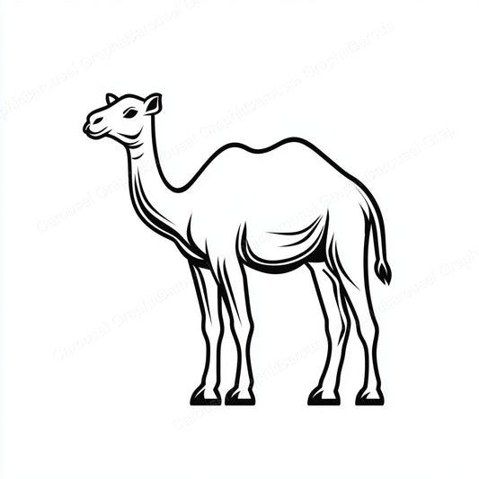 Camel Vector Graphic preview