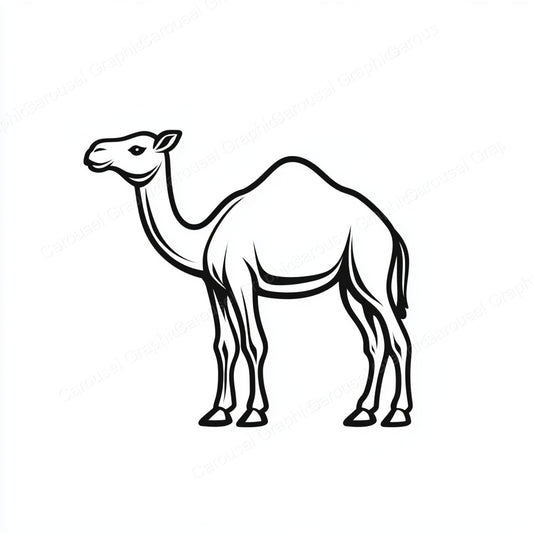Camel Vector Graphic preview