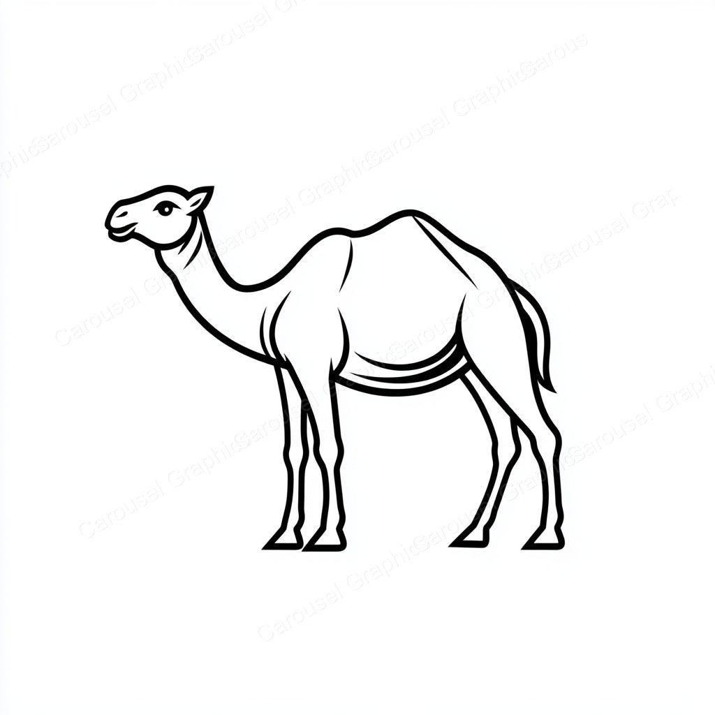Camel Vector Graphic preview