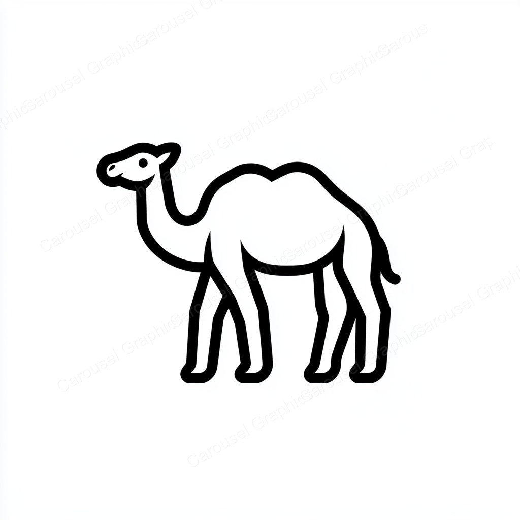 Camel Vector Graphic preview