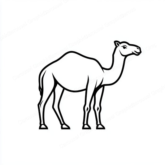 Camel Vector Graphic preview