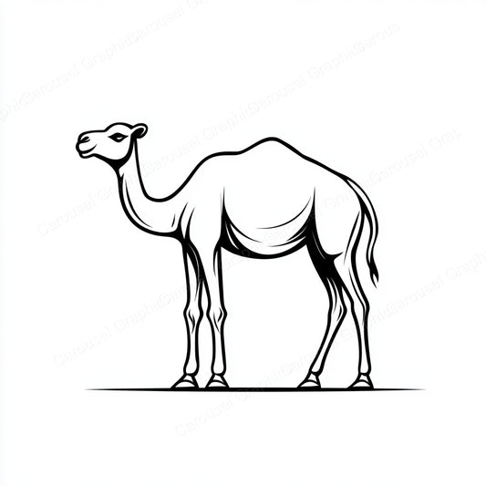 Camel Vector Graphic preview