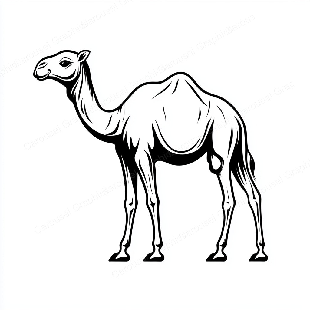 Camel Vector Graphic preview