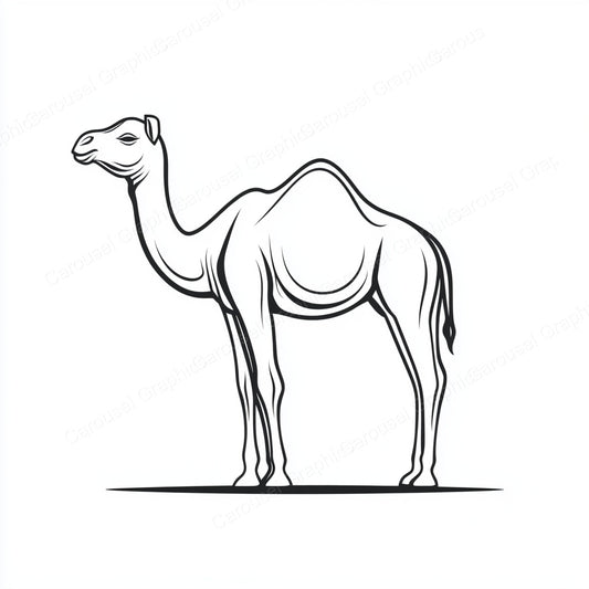Camel Vector Graphic preview