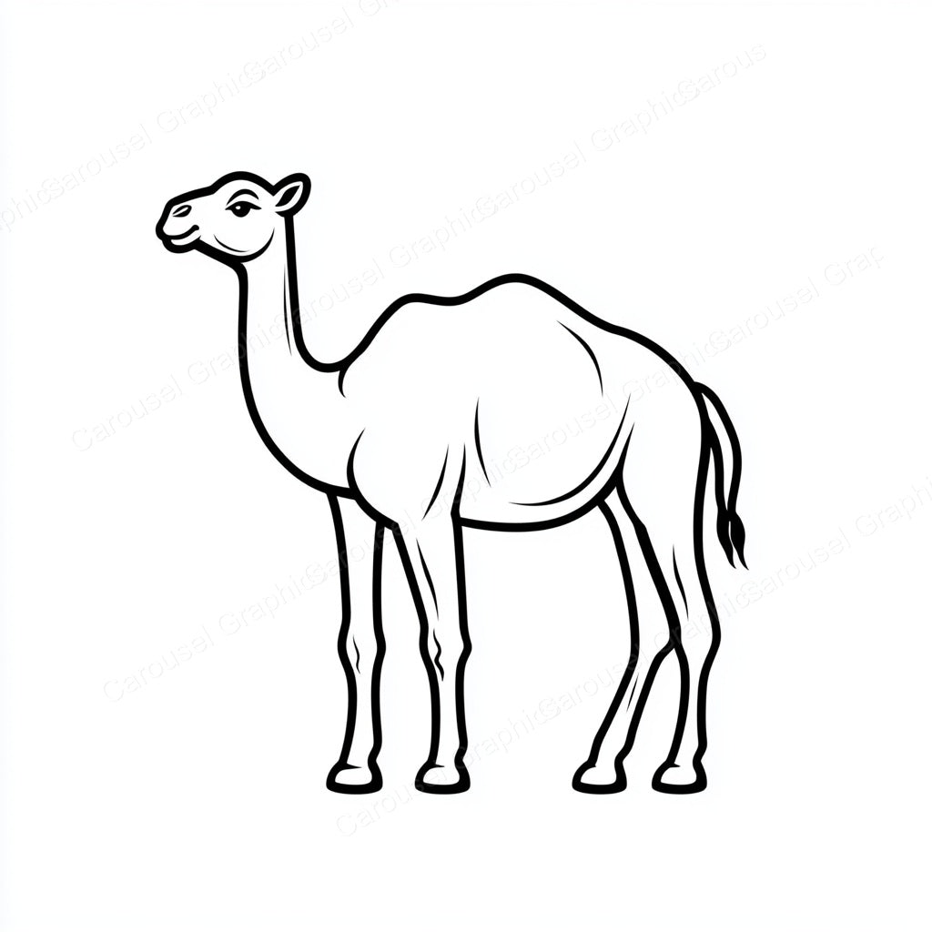 Camel Vector Graphic preview