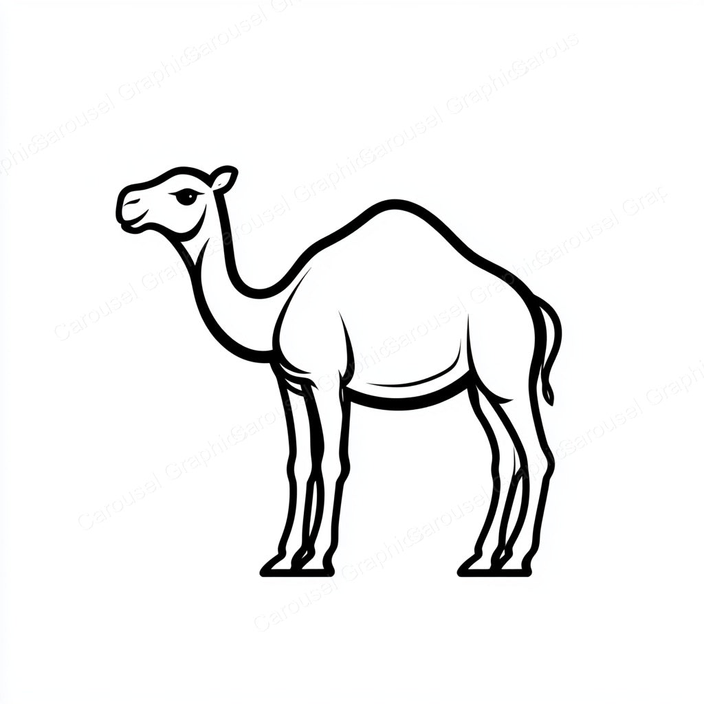 Camel Vector Graphic preview
