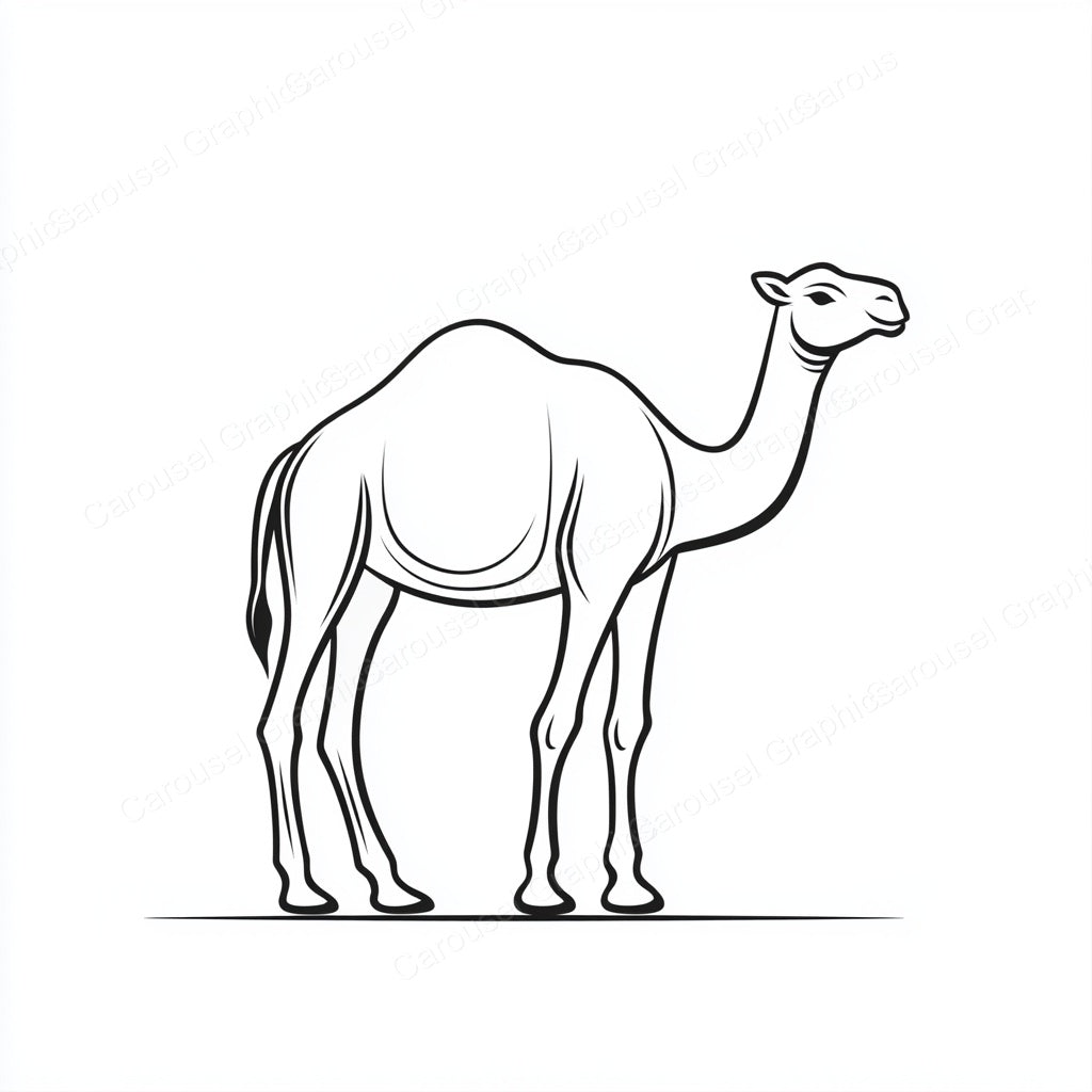 Camel Vector Graphic preview