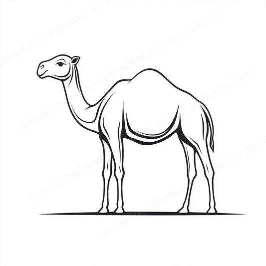 Camel Vector Graphic preview