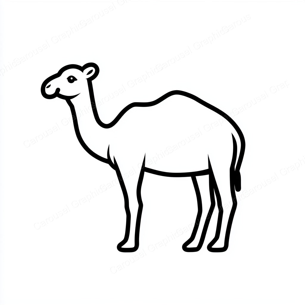 Camel Vector Graphic preview