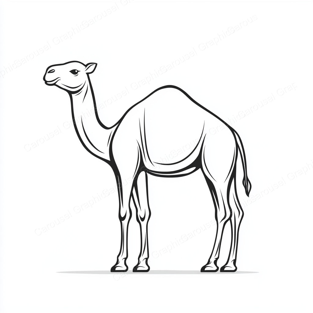 Camel Vector Graphic preview