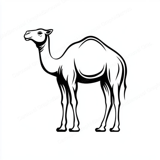 Camel Vector Graphic preview