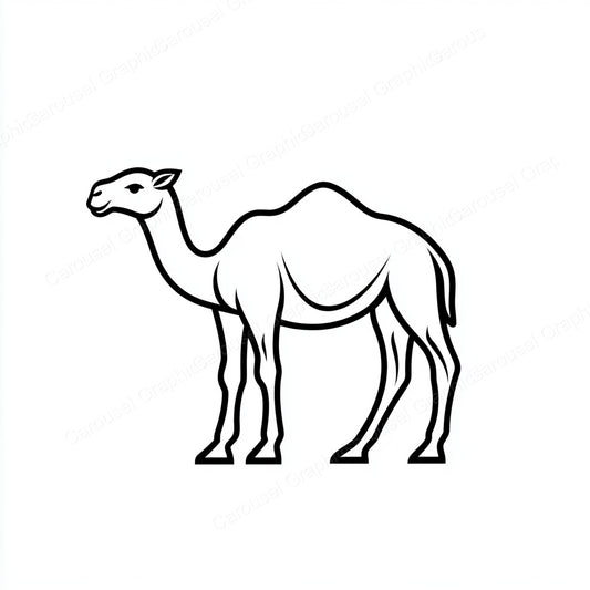 Camel Vector Graphic preview