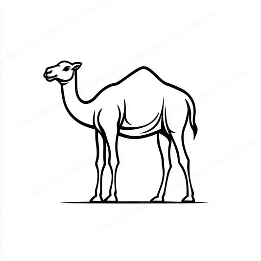 Camel Vector Graphic preview