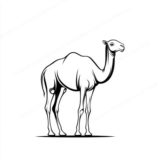 Camel Vector Graphic preview