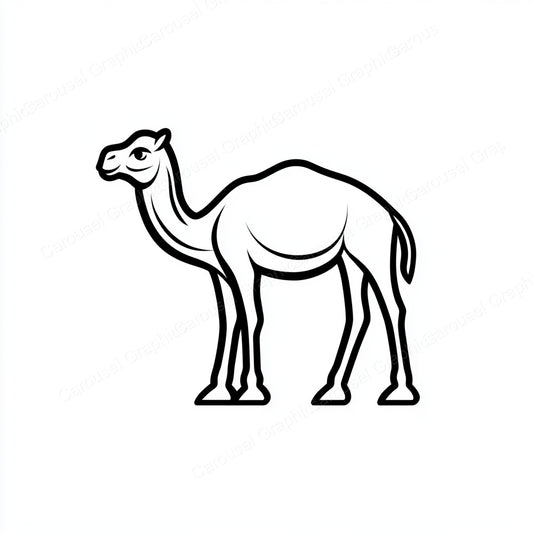 Camel Vector Graphic preview