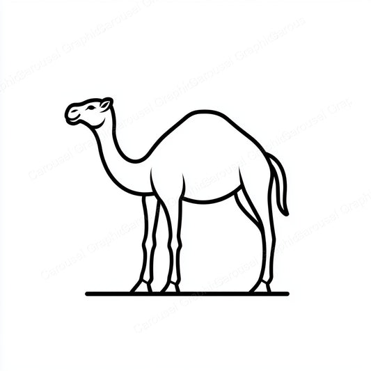 Camel Vector Graphic preview