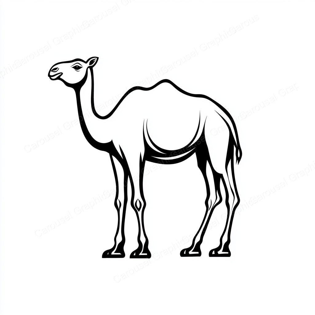 Camel Vector Graphic preview