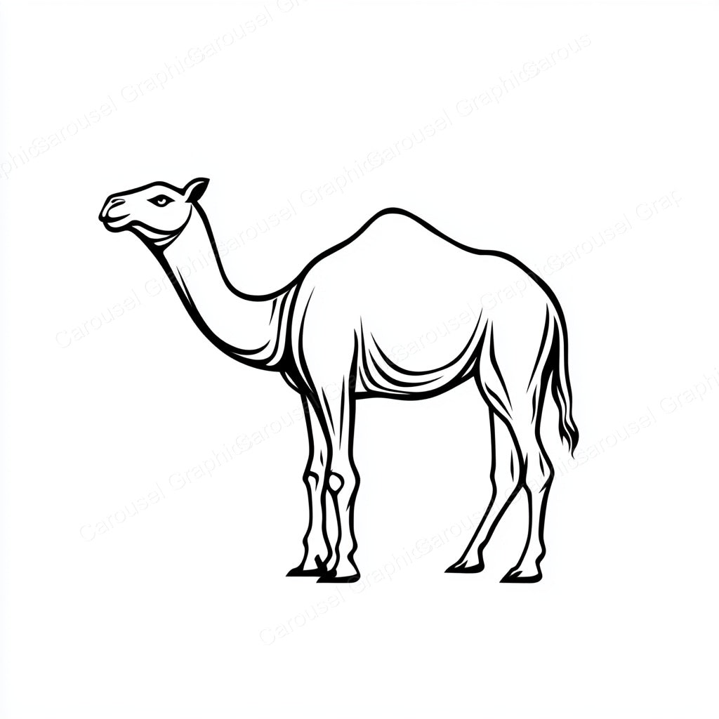 Camel Vector Graphic preview