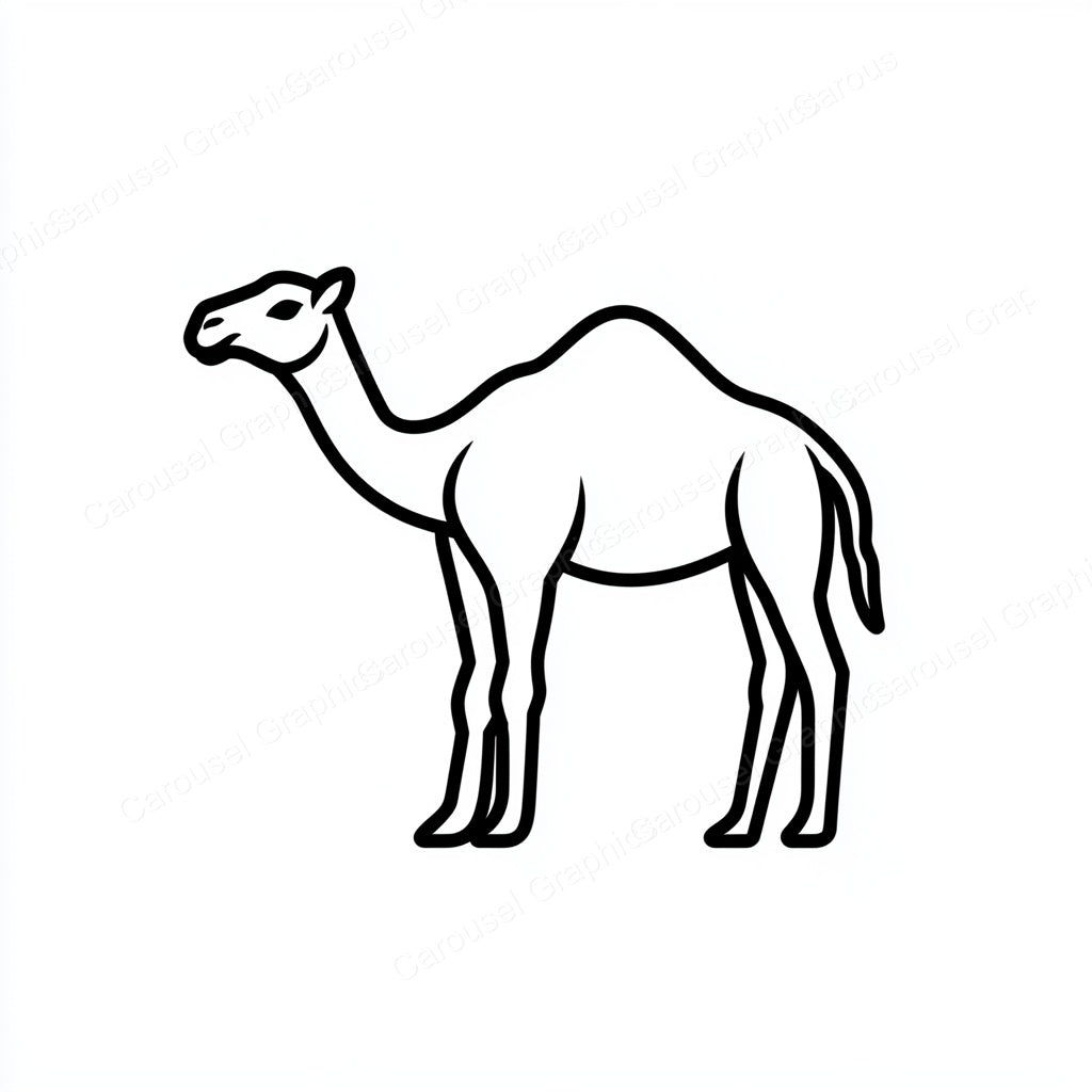 Camel Vector Graphic preview