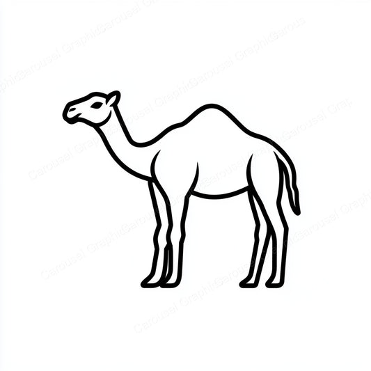 Camel Vector Graphic preview