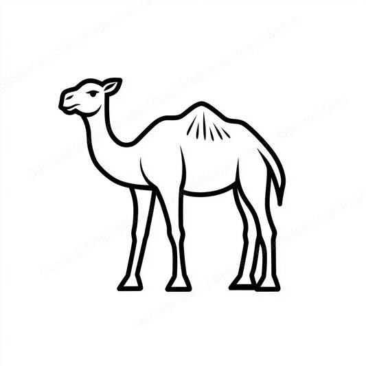 Camel Vector Graphic preview