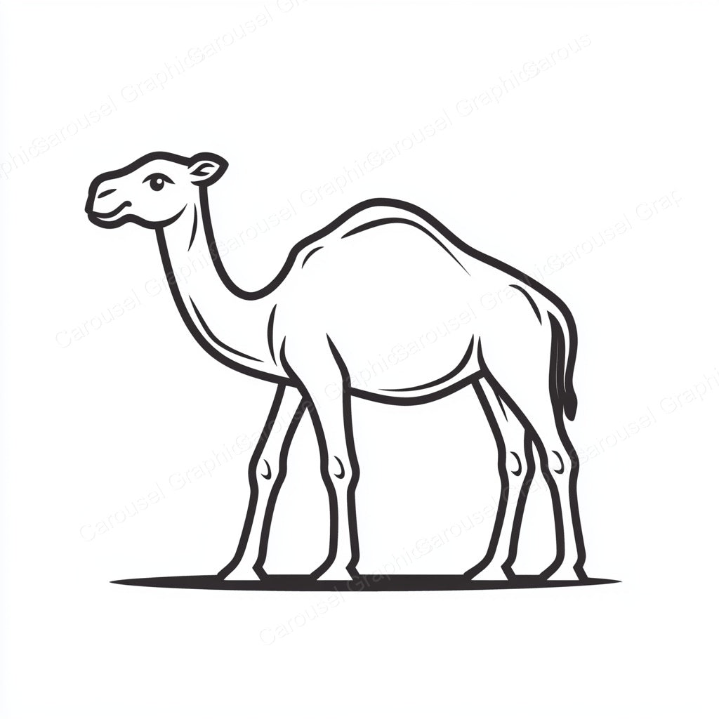 Camel Vector Graphic preview