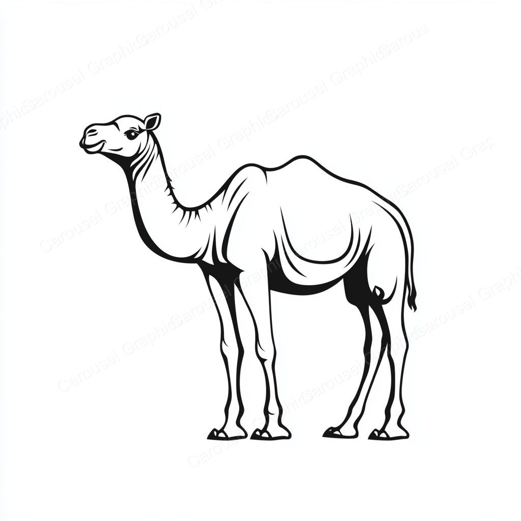 Camel Vector Graphic preview
