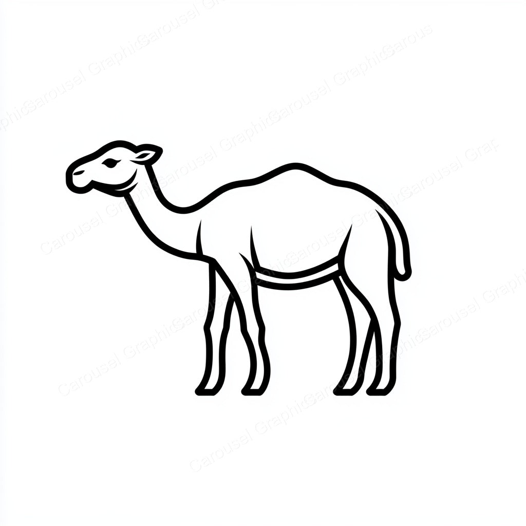 Camel Vector Graphic preview