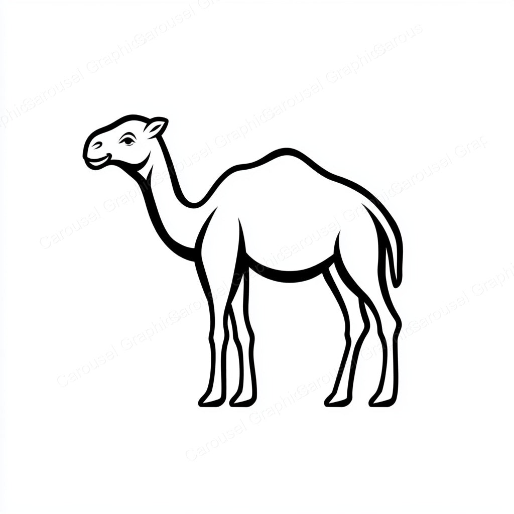 Camel Vector Graphic preview
