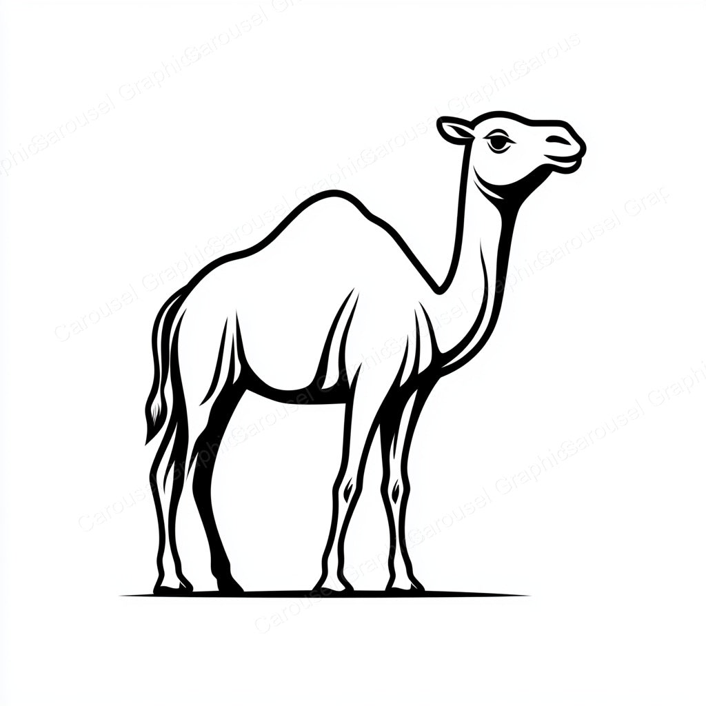 Camel Vector Graphic preview