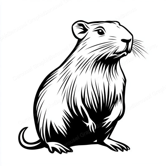 Capybara Vector Graphic preview
