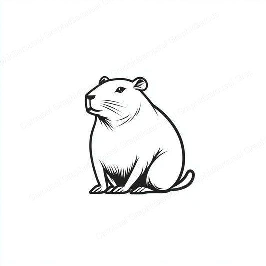 Capybara Vector Graphic preview
