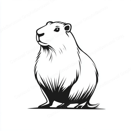 Capybara Vector Graphic preview