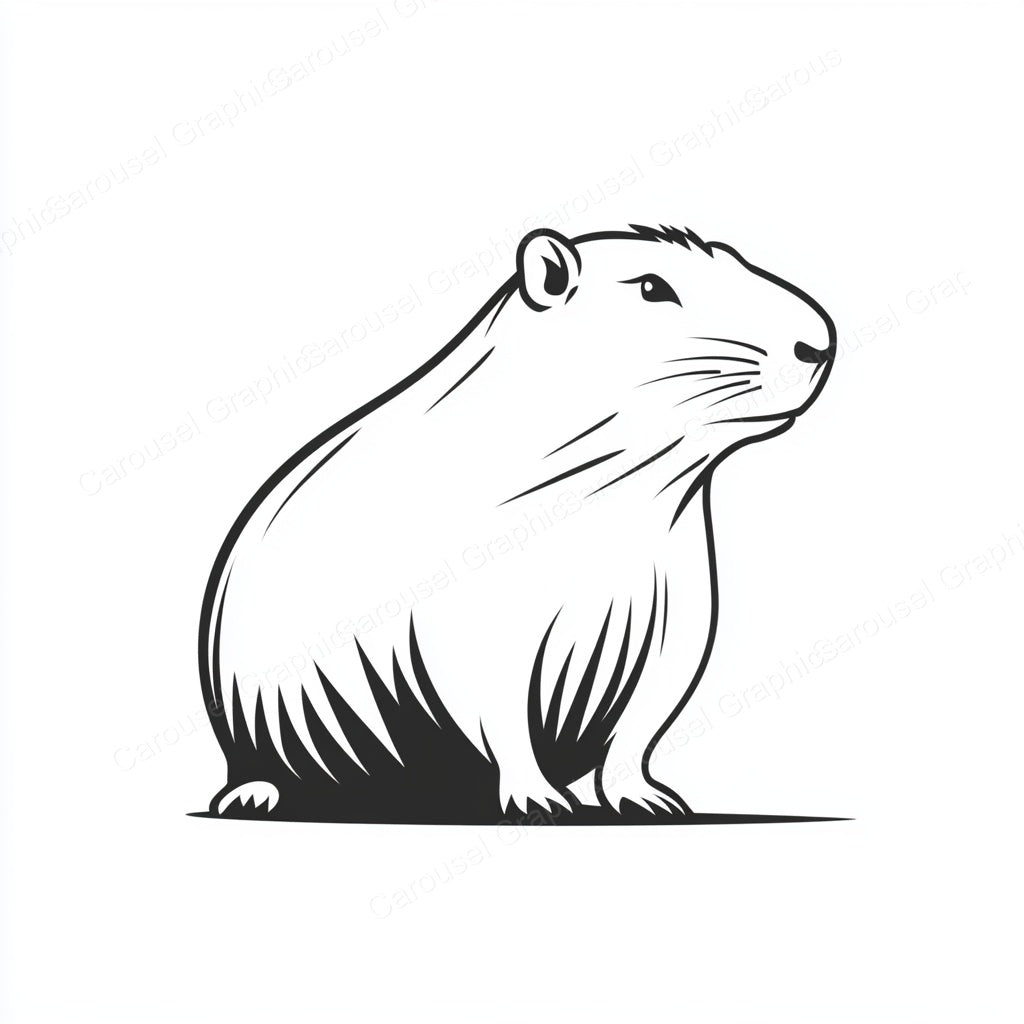 Capybara Vector Graphic preview