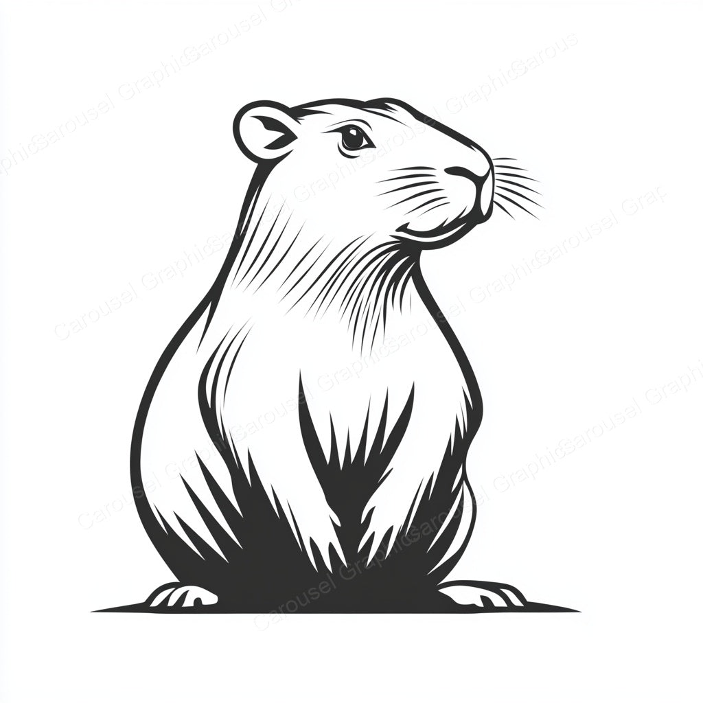 Capybara Vector Graphic preview