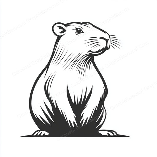 Capybara Vector Graphic preview