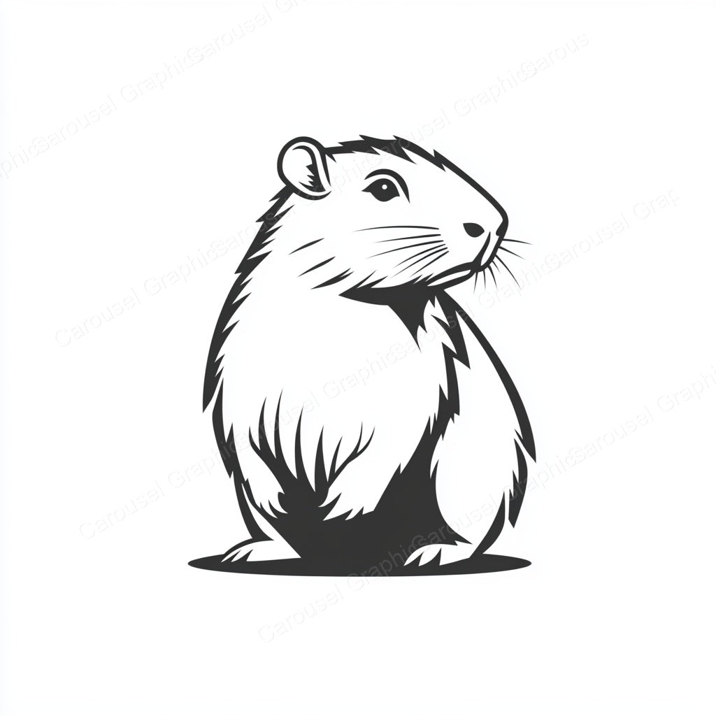 Capybara Vector Graphic preview