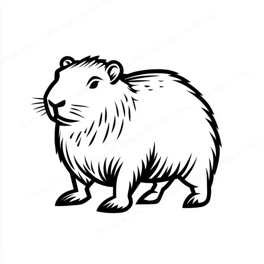 Capybara Vector Graphic preview