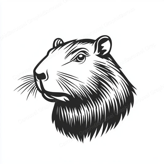 Capybara Vector Graphic preview