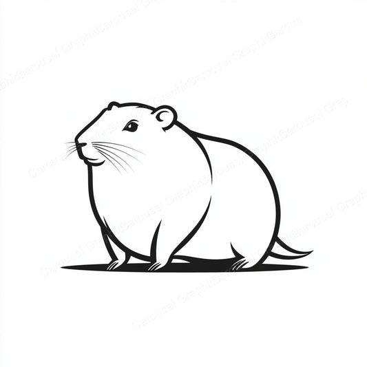 Capybara Vector Graphic preview