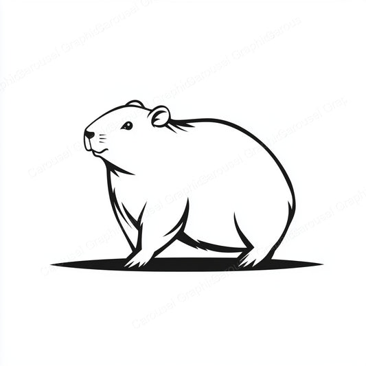 Capybara Vector Graphic preview