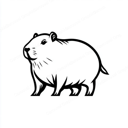 Capybara Vector Graphic preview