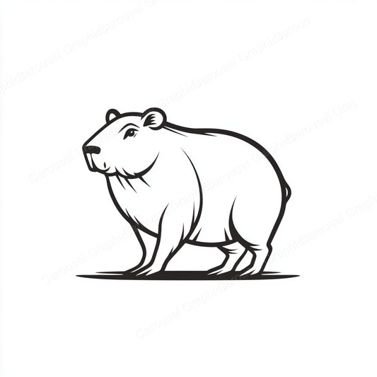 Capybara Vector Graphic preview