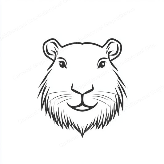 Capybara Vector Graphic preview